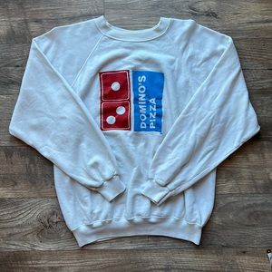 Vintage Dominos Pizza Single Stitch Crew Neck